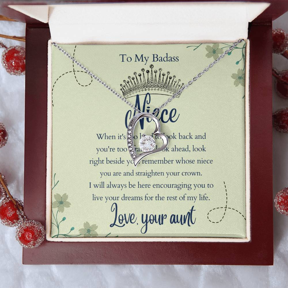 Gift for Aunt Forever Love Necklace