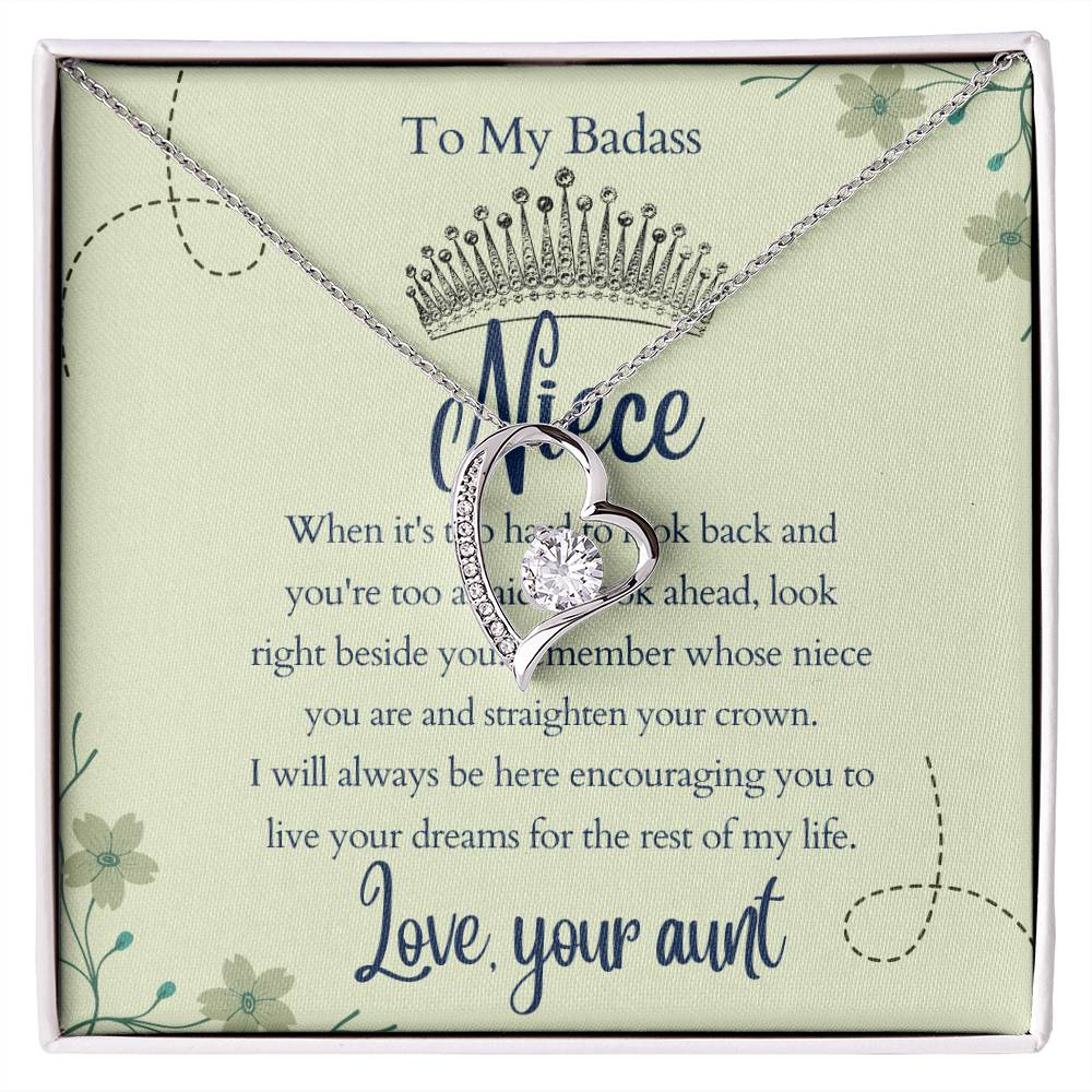 Gift for Aunt Forever Love Necklace