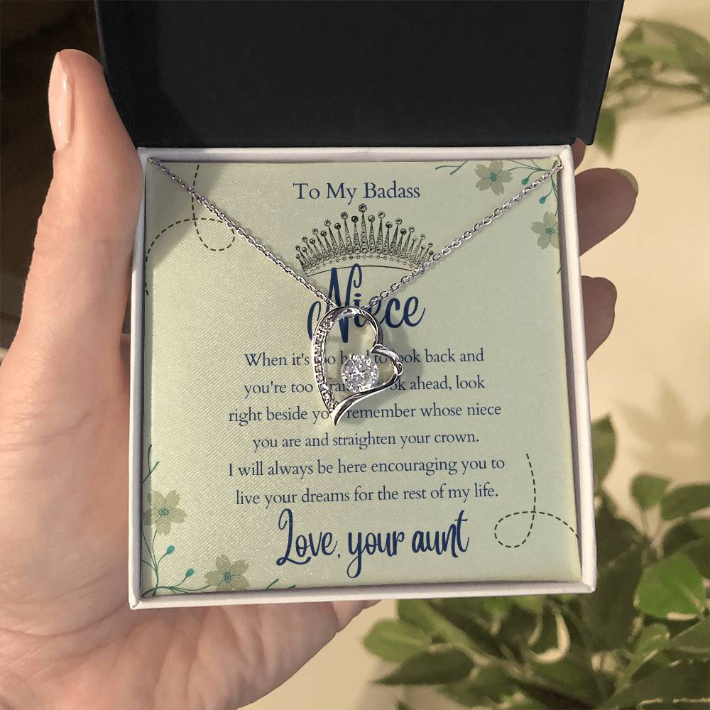 Gift for Aunt Forever Love Necklace