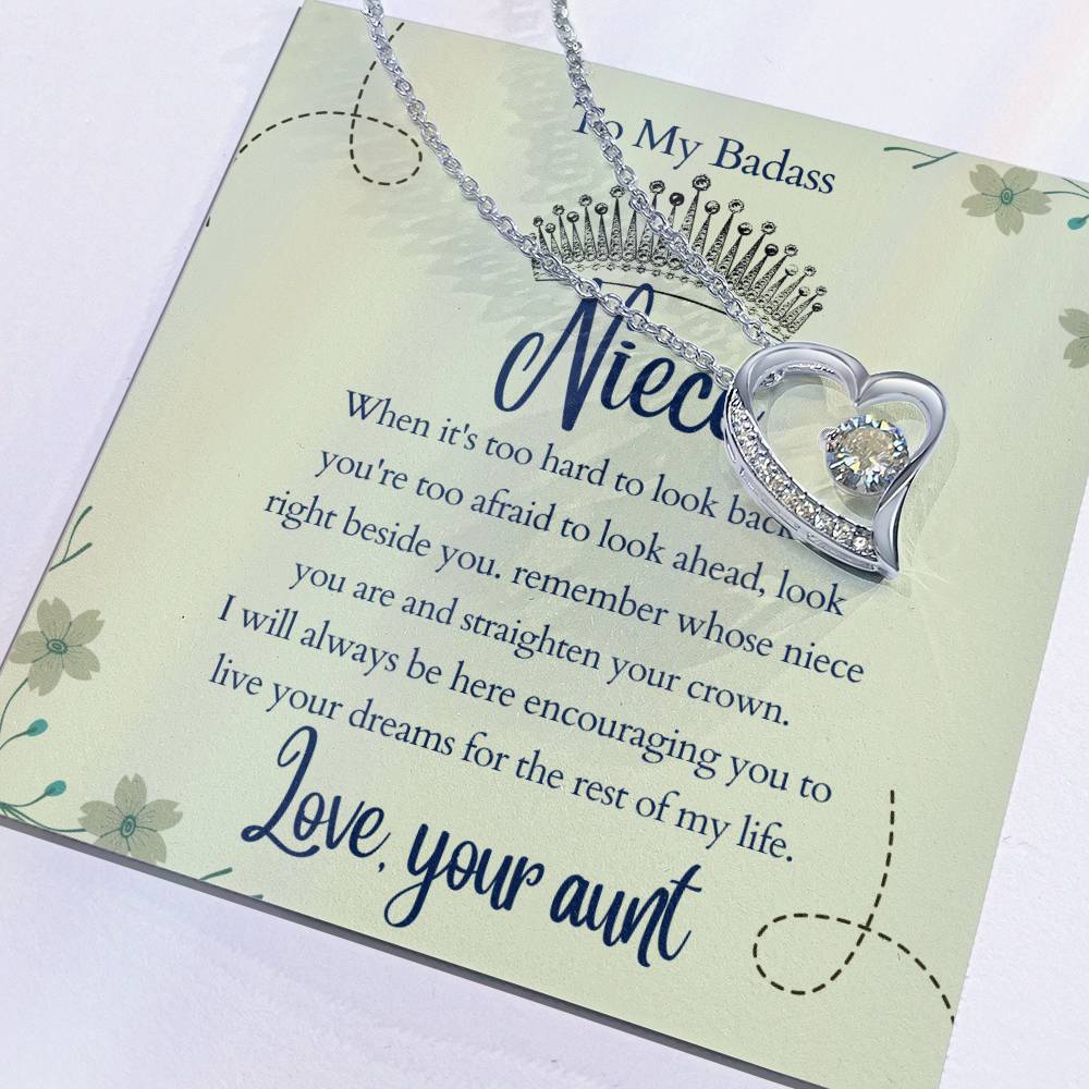 Gift for Aunt Forever Love Necklace