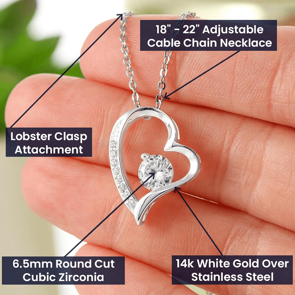 Gift for Aunt Forever Love Necklace