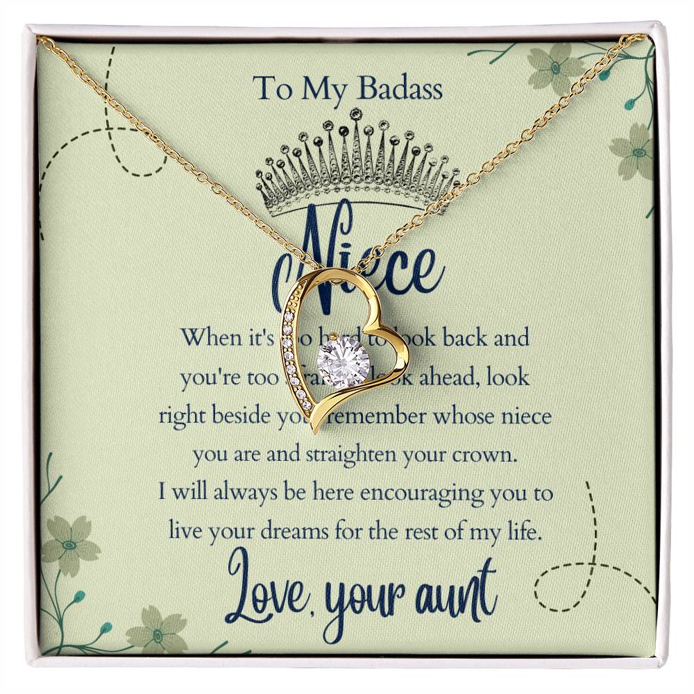 Gift for Aunt Forever Love Necklace