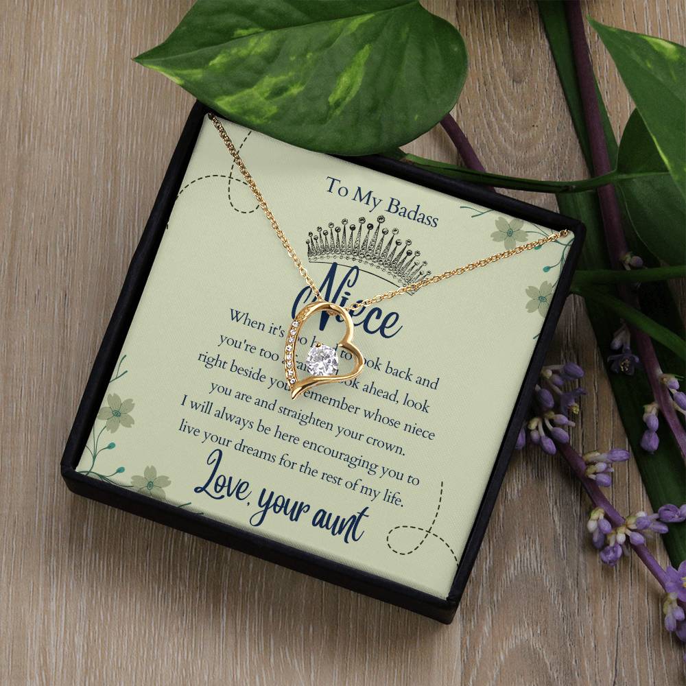 Gift for Aunt Forever Love Necklace