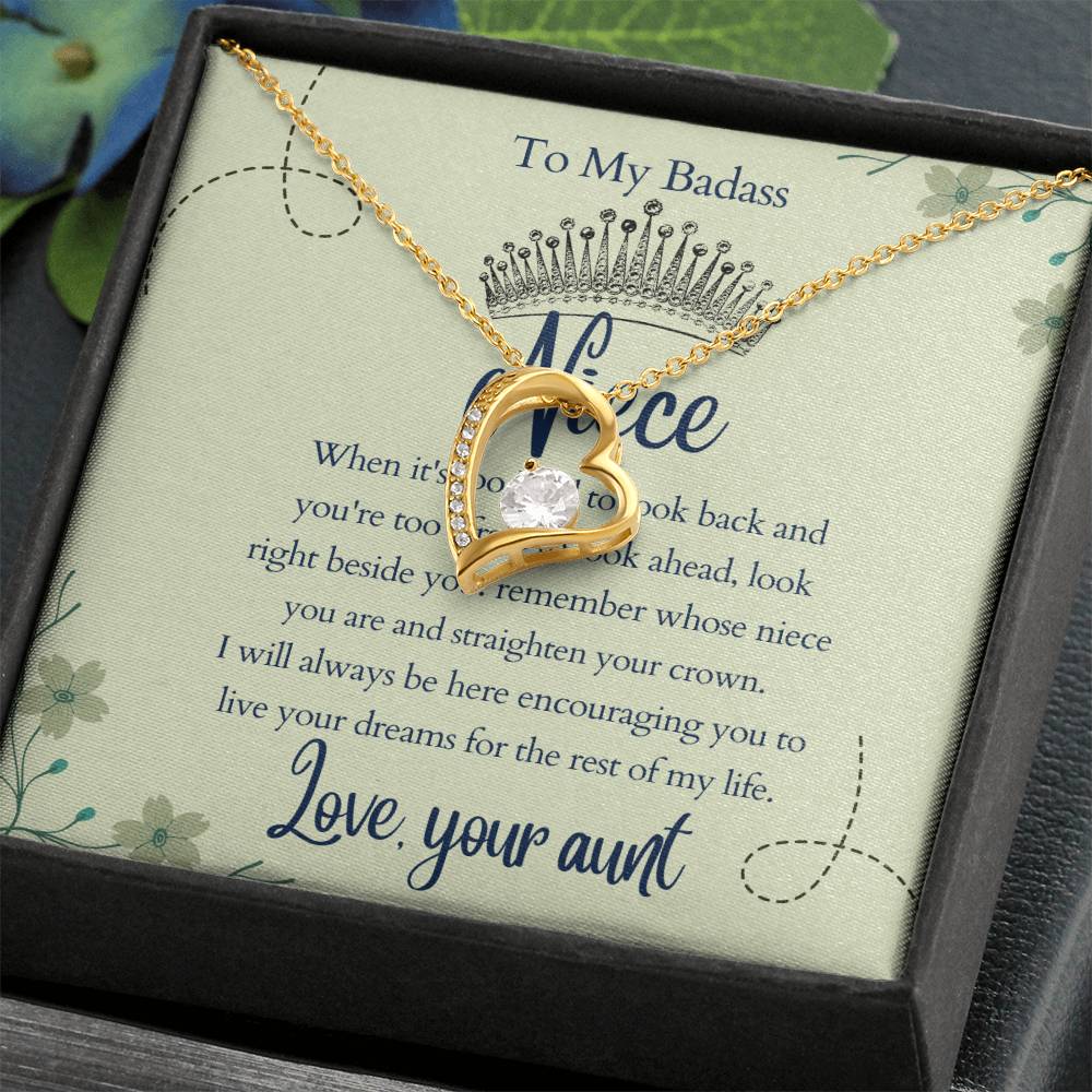 Gift for Aunt Forever Love Necklace